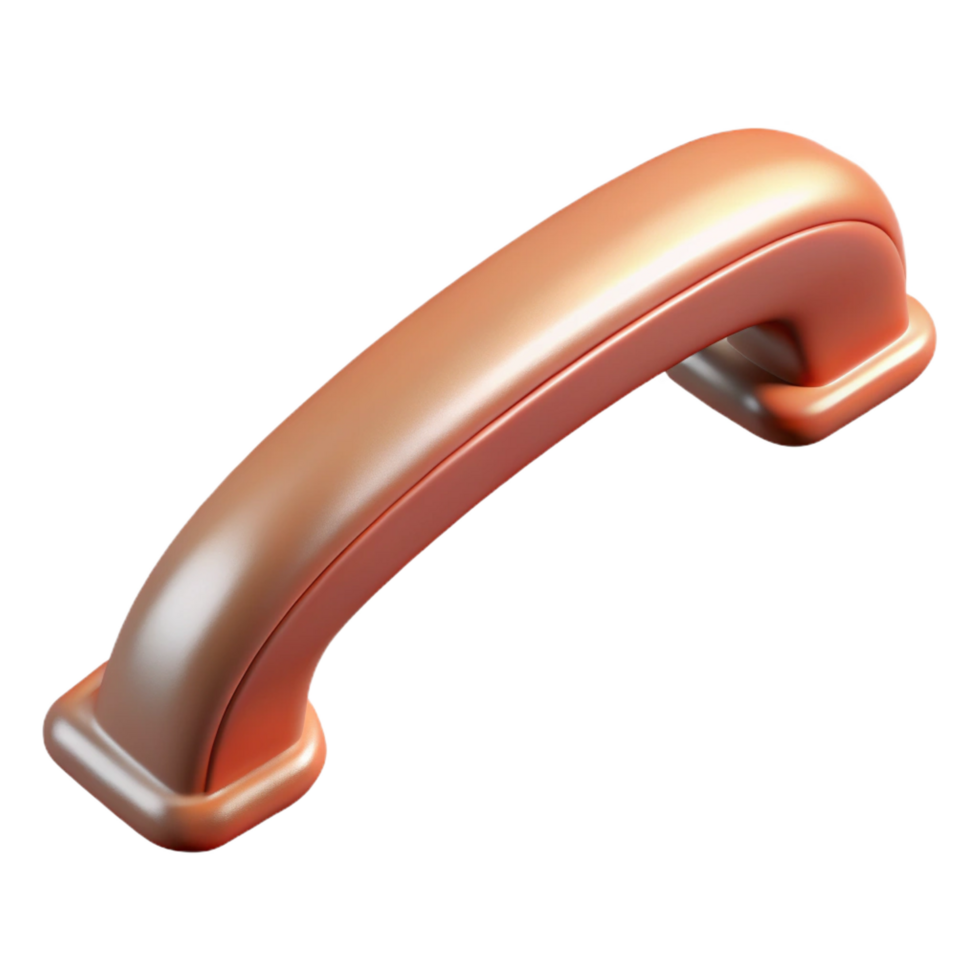 peaceful hypnotic Cabinet handle NO BACKGROUND with Transparent Background. studio quality png