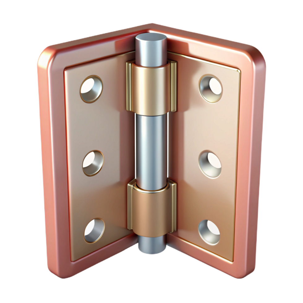 serene creative Door hinge NO BACKGROUND with Transparent Background. masterfully captured png