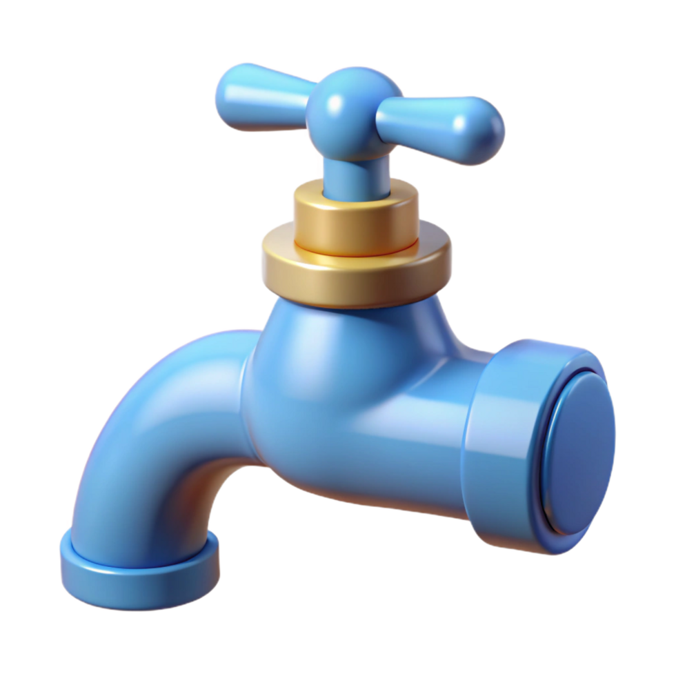 reflective picturesque Faucet NO BACKGROUND with Transparent Background. flawless png