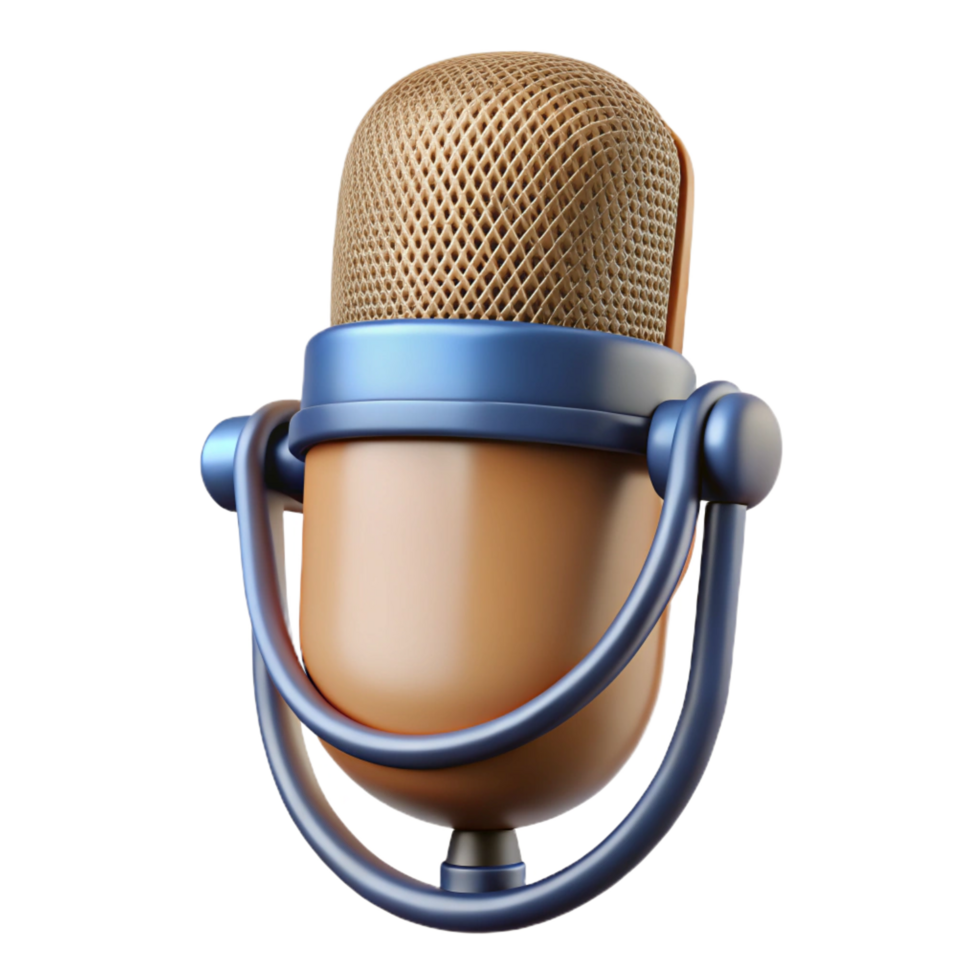 spectacular unparalleled Studio microphone with pop filter. NO BACKGROUND with Transparent Background. png