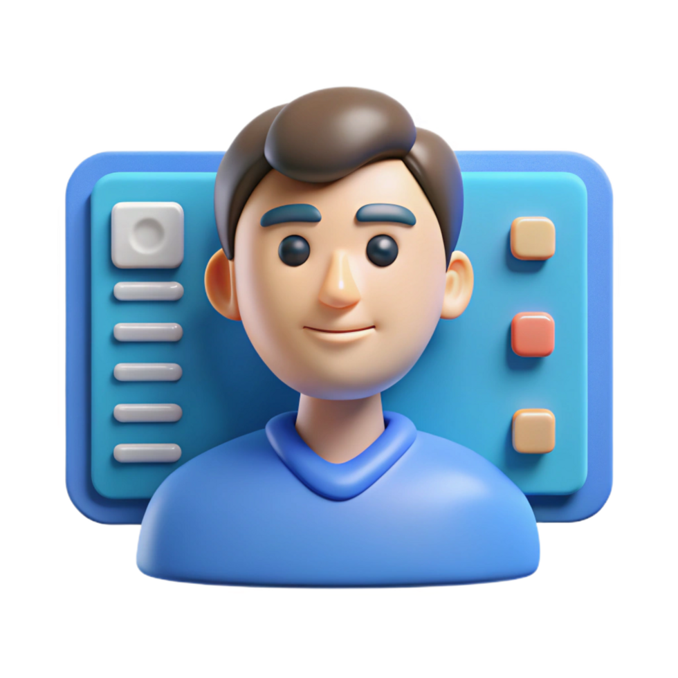 mesmerizing avant-garde Facial recognition software interface. NO BACKGROUND with Transparent Background. professional png