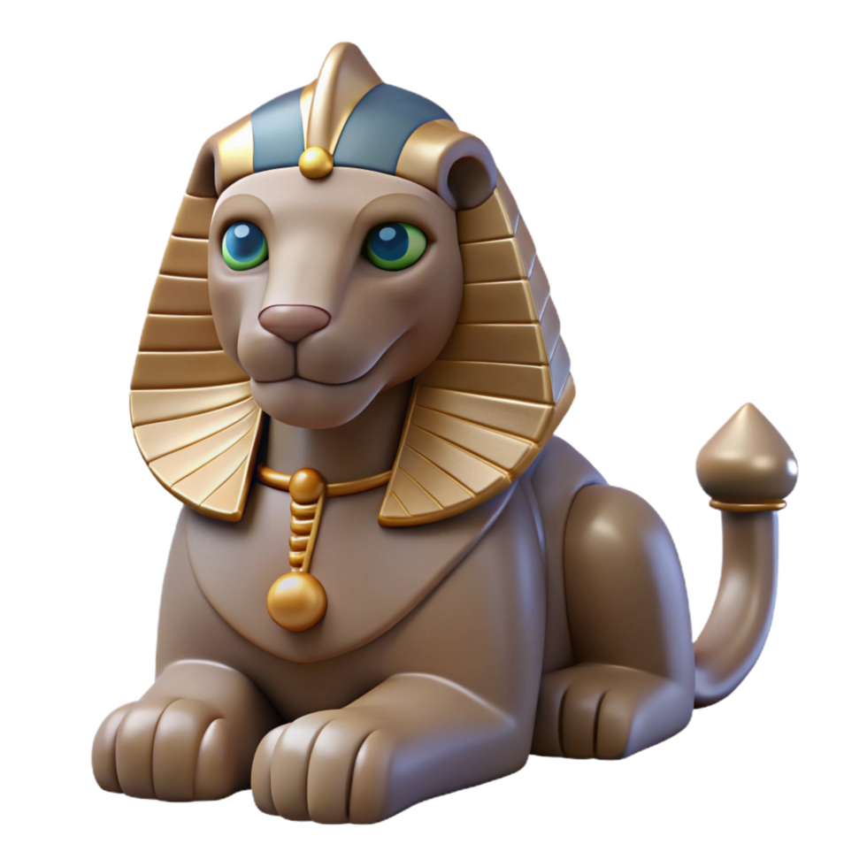 mesmerizing elegant Sphinx, enigmatic creature, riddle-posing, NO ...