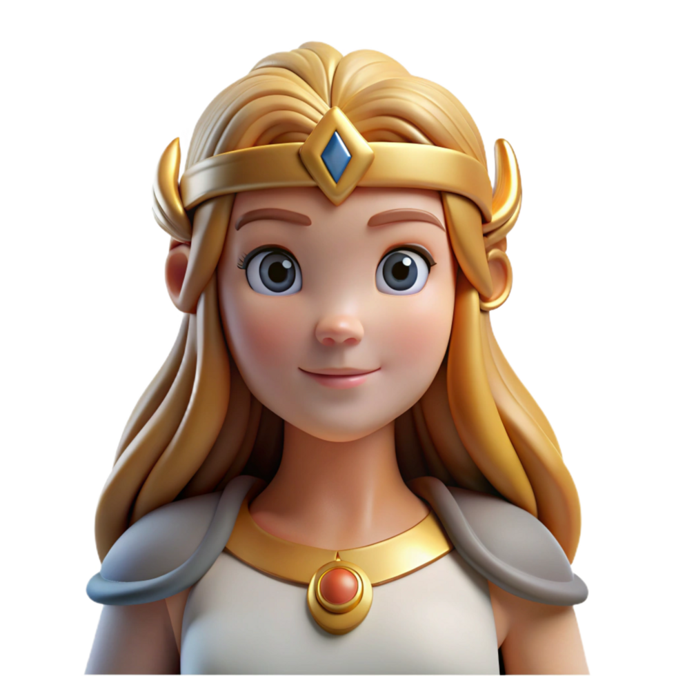 unforgettable geometric Freyja, Norse goddess of love and beauty. NO BACKGROUND with Transparent Background. refined png