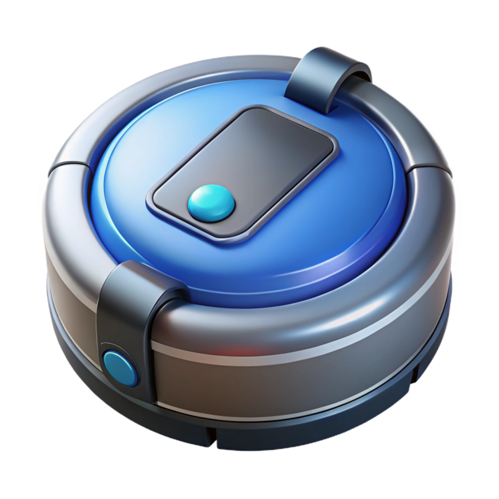 peaceful captivating Robot vacuum cleaner NO BACKGROUND with Transparent Background. elite png