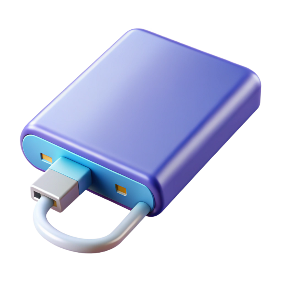spectacular creative External hard drive NO BACKGROUND with Transparent Background. detailed png