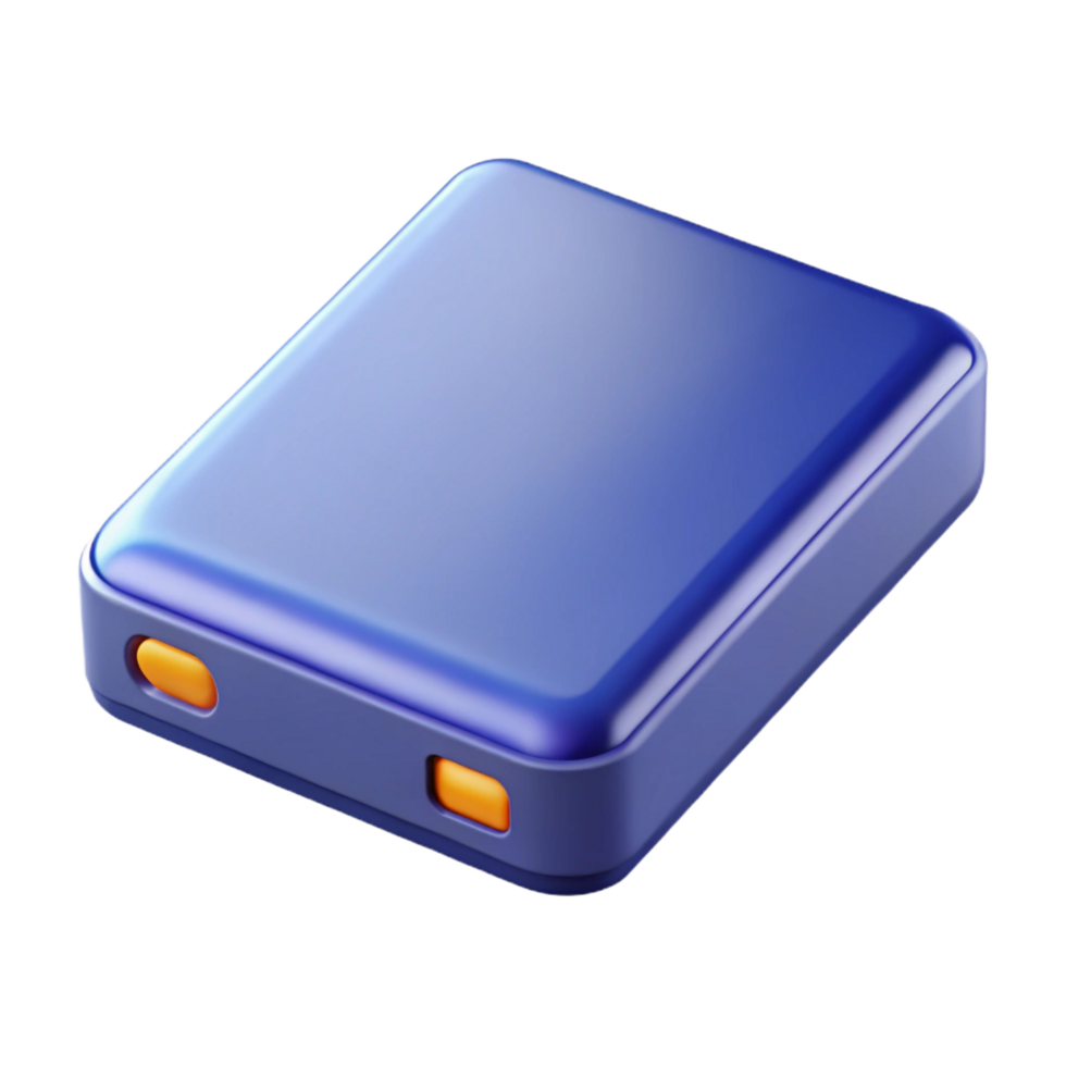remarkable mid-century External hard drive NO BACKGROUND with Transparent Background. 4K png