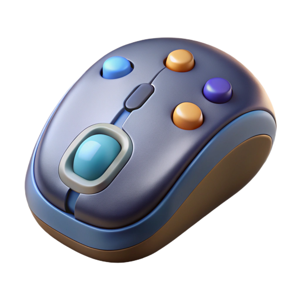 impressive unparalleled Gaming mouse with customizable buttons NO BACKGROUND with Transparent Background. png