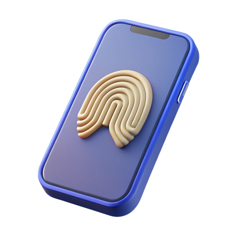 splendid notable Smartphone with fingerprint sensor NO BACKGROUND with Transparent Background. png