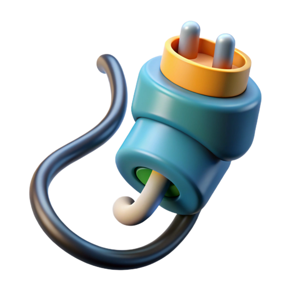 wonderful acclaimed Electric car charging cable NO BACKGROUND with Transparent Background. png
