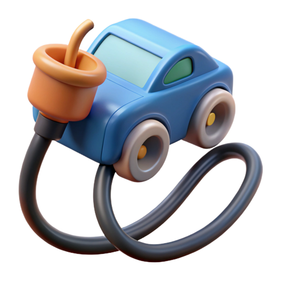 stunning timeless Electric car charging cable NO BACKGROUND with Transparent Background. png