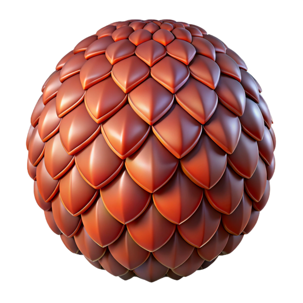 spectacular classic A realistic illustration of a dragon scale. NO BACKGROUND with Transparent Background. masterfully captured png