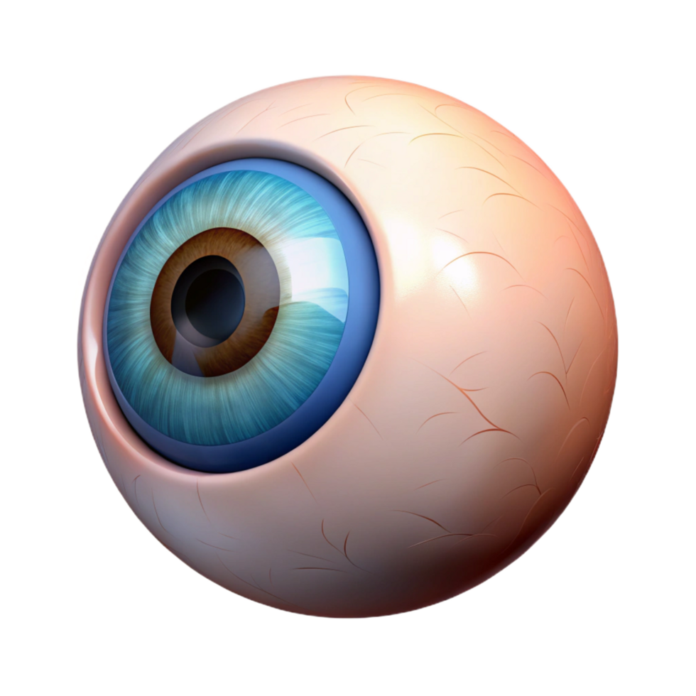 quintessential modern A single human eye, highly detailed, NO BACKGROUND with Transparent Background. sharp png
