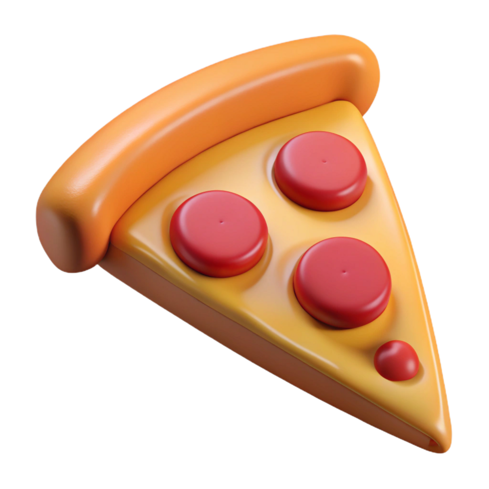 majestic renaissance A slice of pepperoni pizza, NO BACKGROUND with Transparent Background. ultra HD png