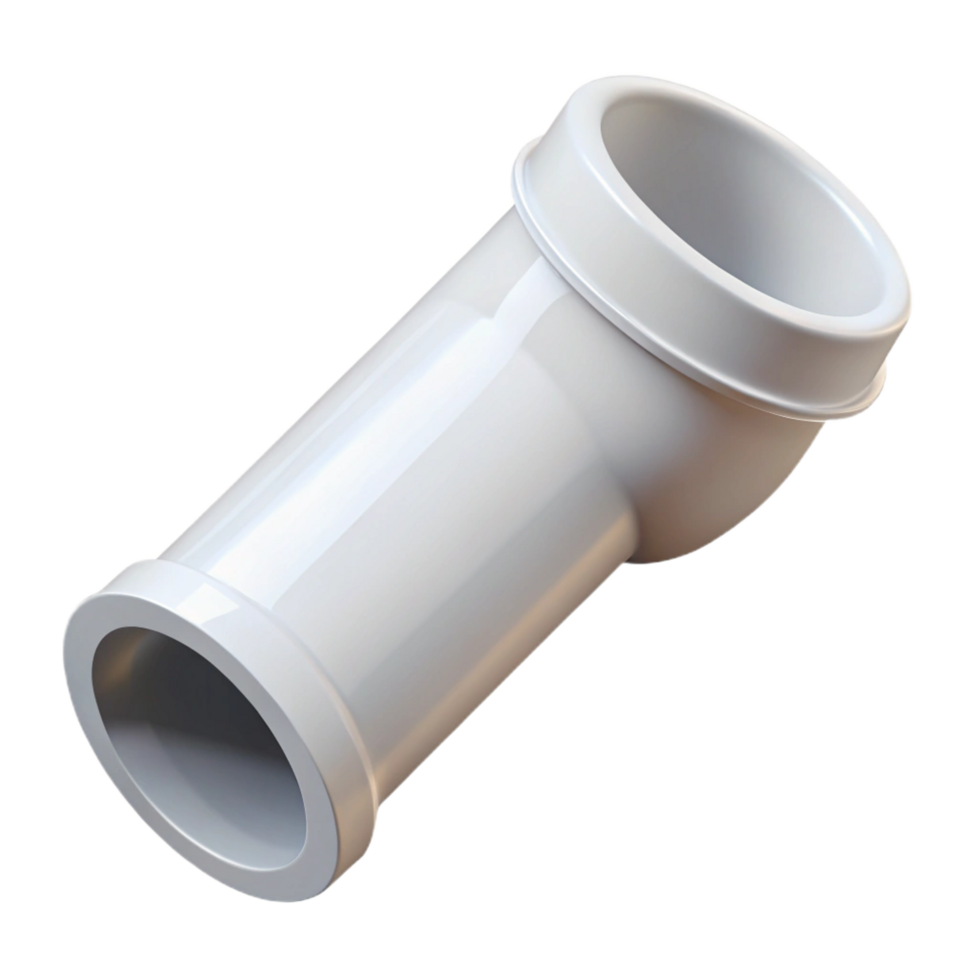 magnificent creative Drainpipe, PVC, white, NO BACKGROUND with Transparent Background. top-tier png