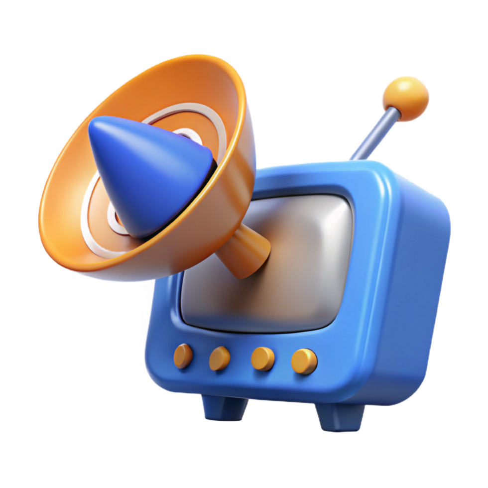 radiant nostalgic coastal Antenna, television, receiving signal, NO BACKGROUND with Transparent Background. premium png