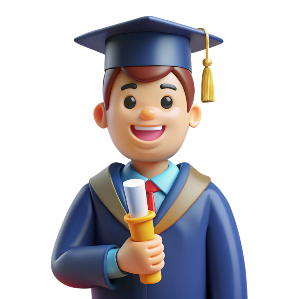 mysterious sumptuous Graduate student, cap and gown, holding diploma, NO BACKGROUND with Transparent Background. expertly shot png
