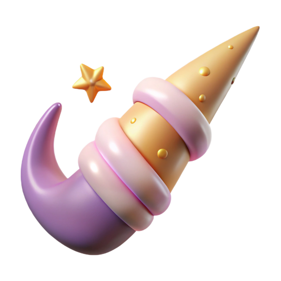 timeless organic Unicorn horn, magical healing properties, mythical item, NO BACKGROUND with Transparent Background. exclusive png