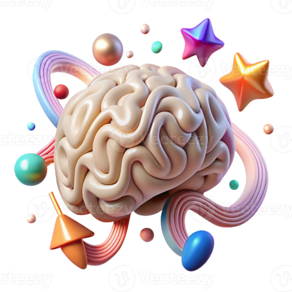 dramatic traditional Brain Waves Pattern Cutout with Electrical Activity high resolution png