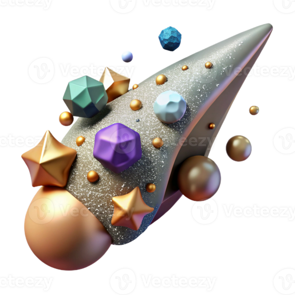 extraordinary abstract Comet Tail Structure Cutout with Gas and Dust png