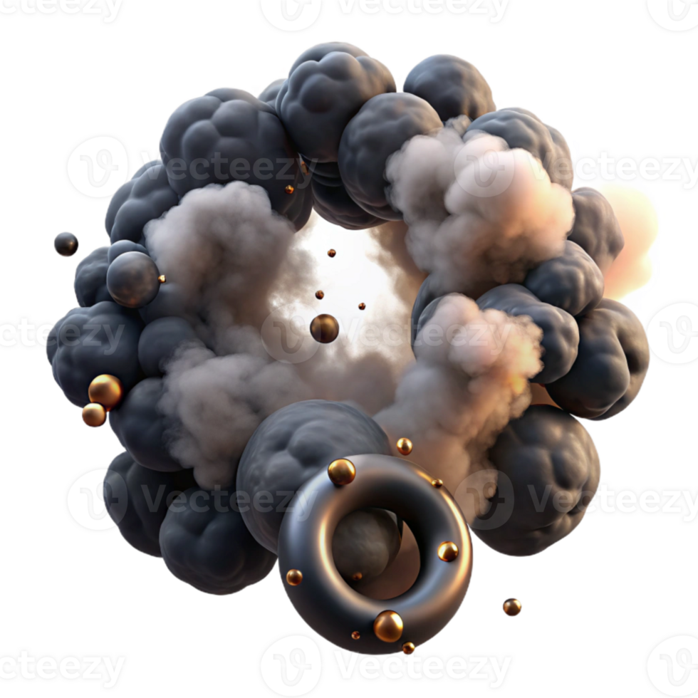 wonderful rustic Dark and Moody Smoke Plume Transparent genuine png