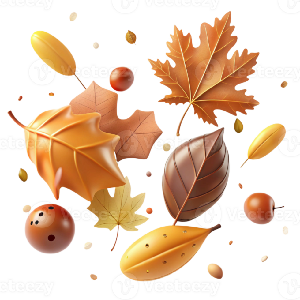 wonderful traditional Falling Leaves Autumn Border Transparent Background high resolution png