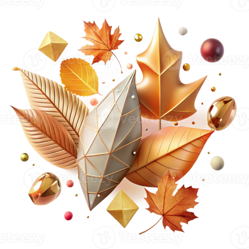magnificent artistic Falling Leaves Autumn Border Transparent Background exclusive png