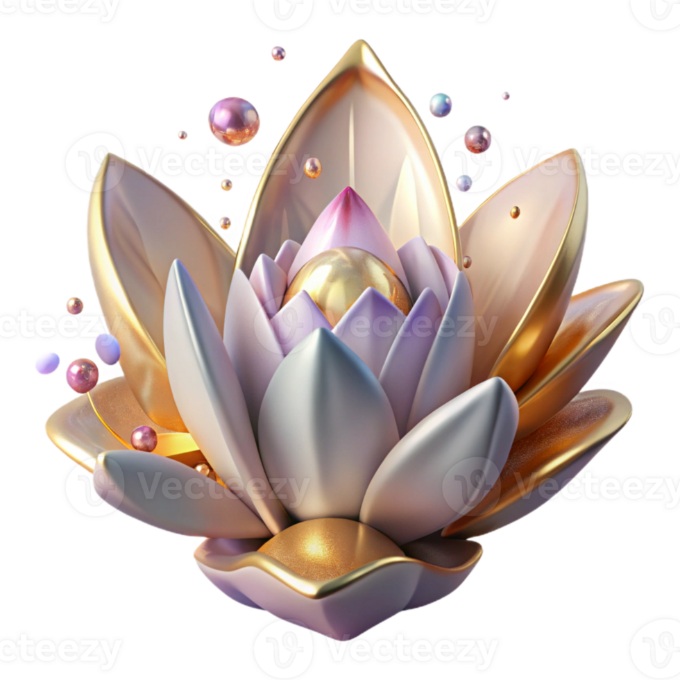 magnificent minimalist Flower Bud Opening Transparent Background with Delicate Petals professional png