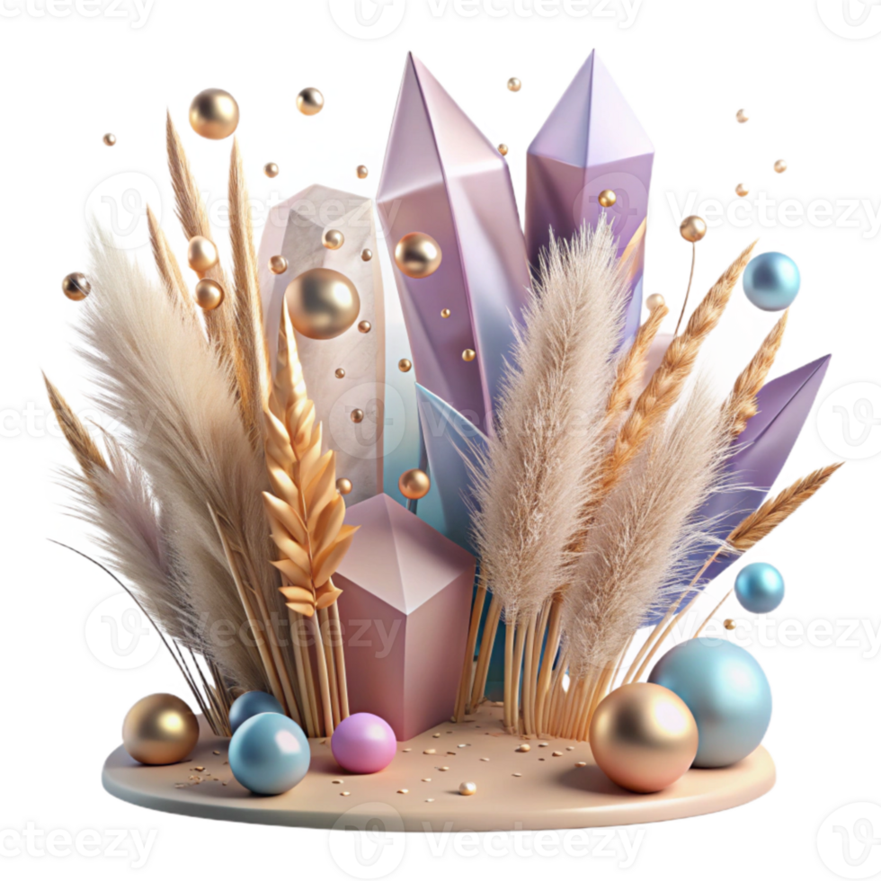 dramatic rustic Gentle Breeze Through Tall Grass Isolated png