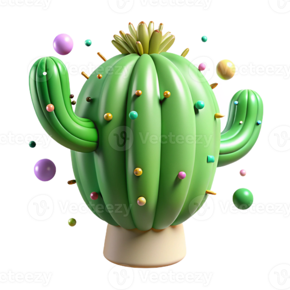 wonderful traditional Green Cactus Plant Spiky Texture Isolated Element high resolution png