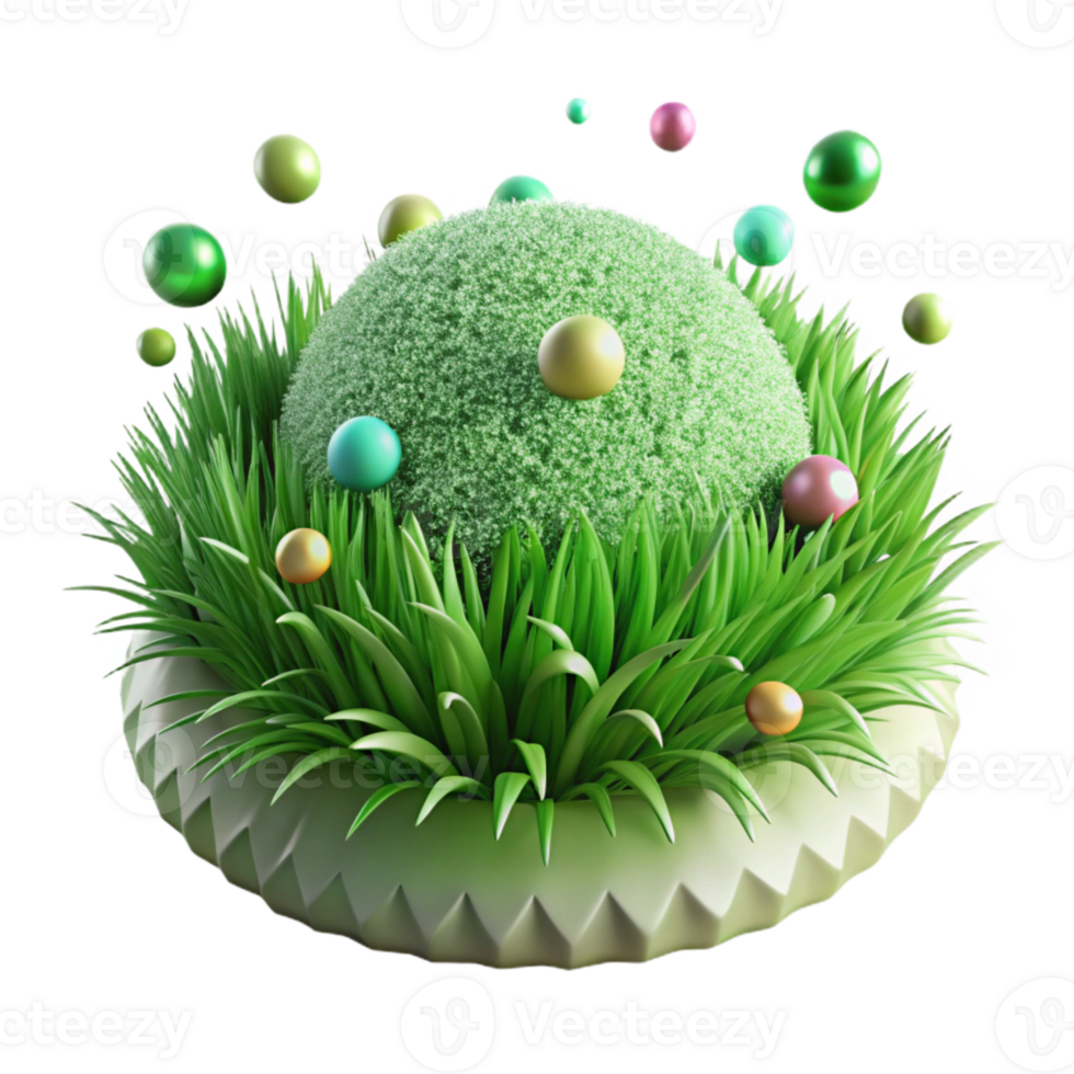 serene classic Green Grass Clump Cutout exclusive png