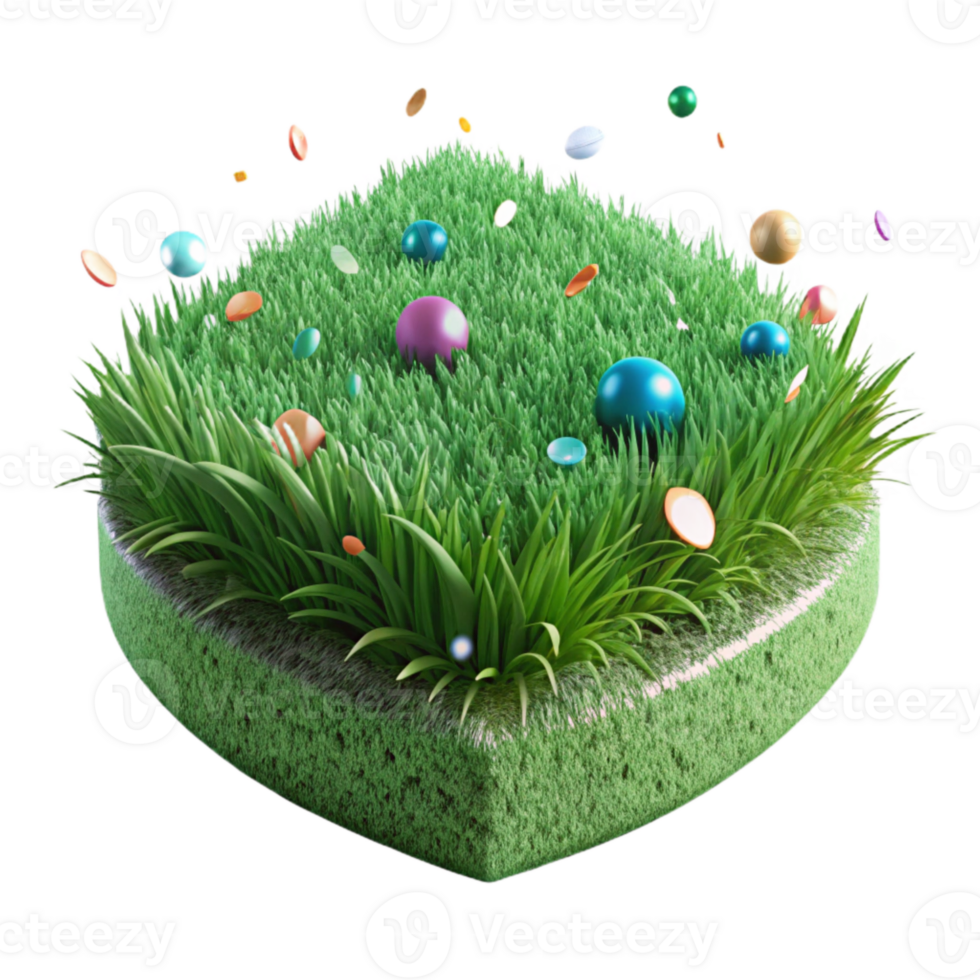 magnificent classic Green Grass Patch Transparent Background Isolated Element premium png