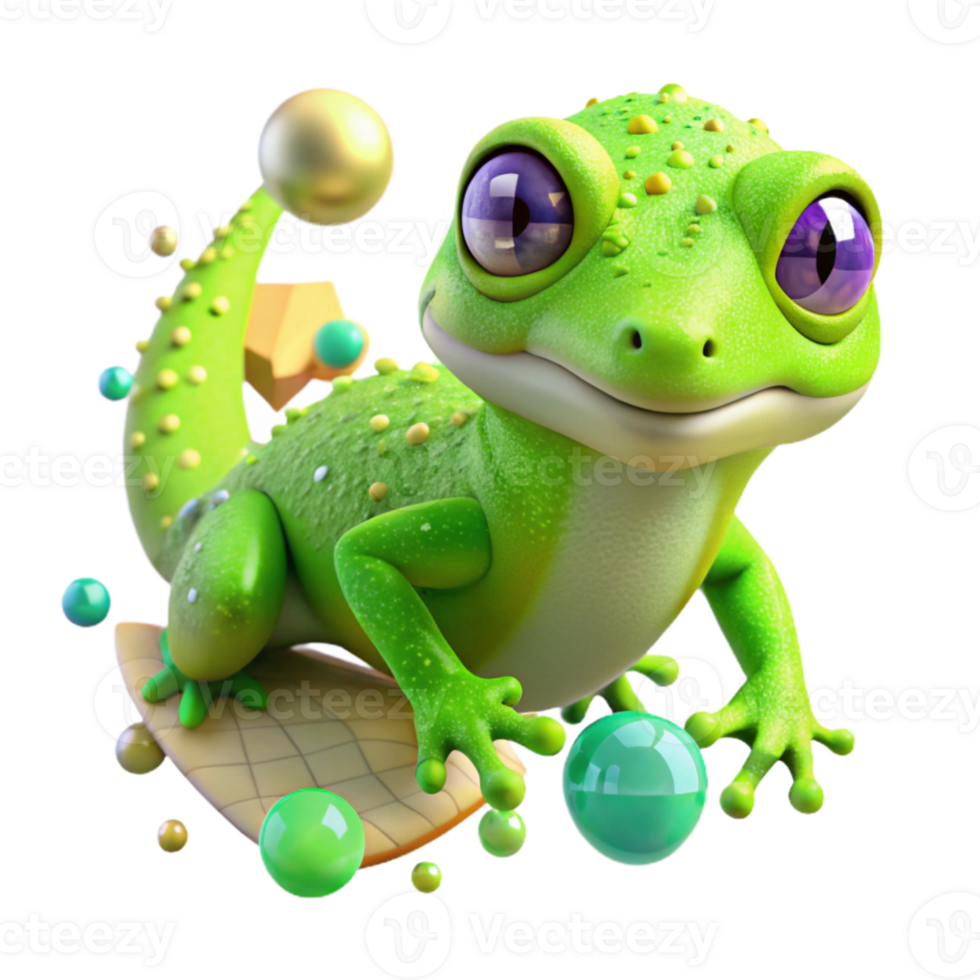 impressive creative Lime Green Gecko Skin Texture Cutout with Detailed Scales detailed png
