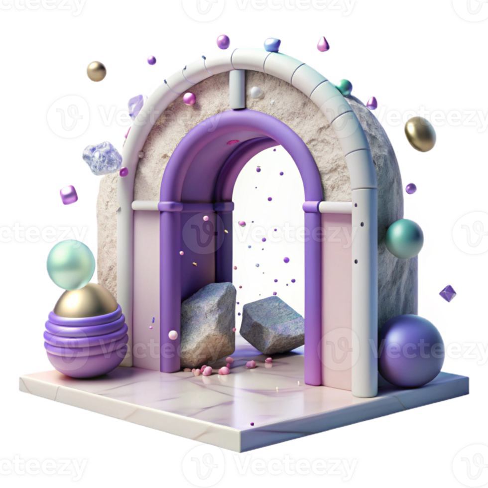 elegant creative Mysterious Whispering Walls Archway Cutout authentic png