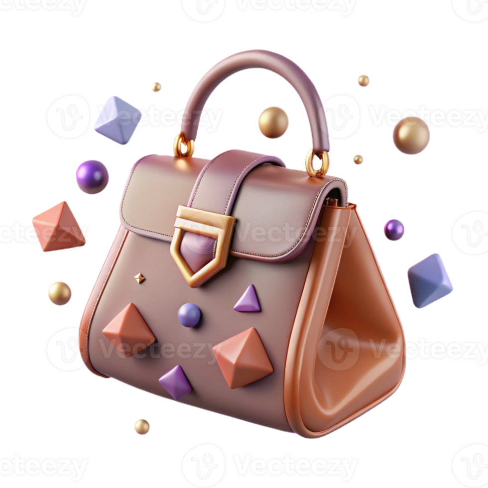 stunning traditional Old Fashioned Handbag Side View Transparent Background exclusive png