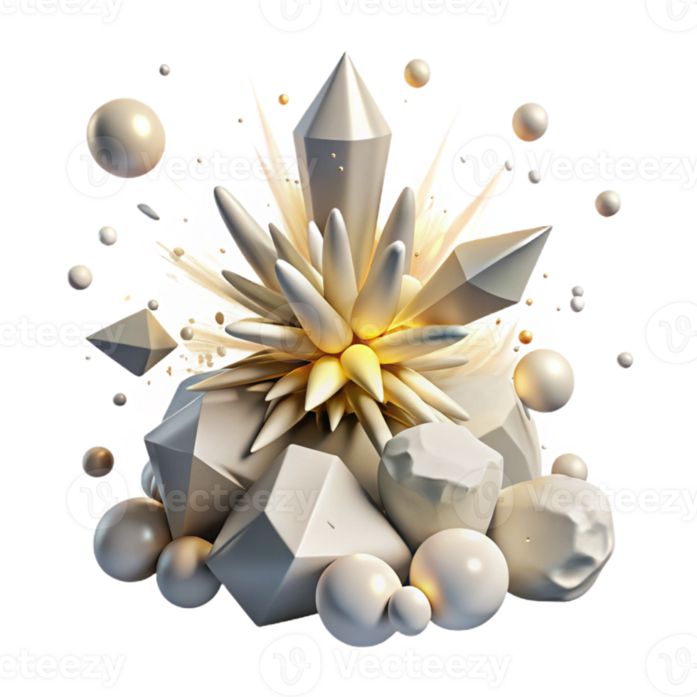 elegant abstract Shadow of Explosion with Burst of Light Transparent Background premium png
