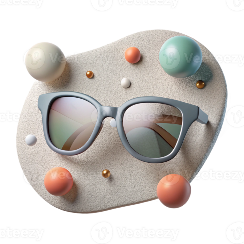 extraordinary abstract Shadow of Eyeglasses with Thin Frame Isolated authentic png