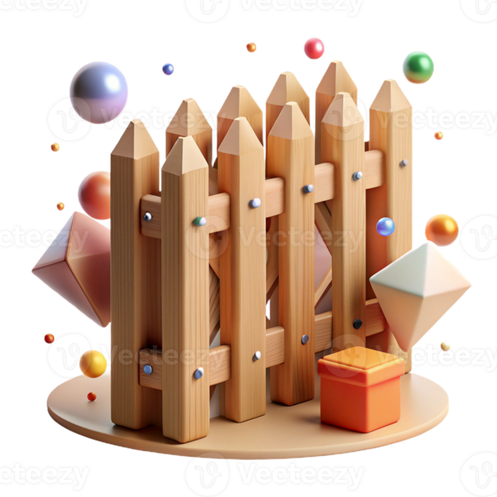 elegant traditional Shadow of Fence with Wooden Slats Transparent Background professional png