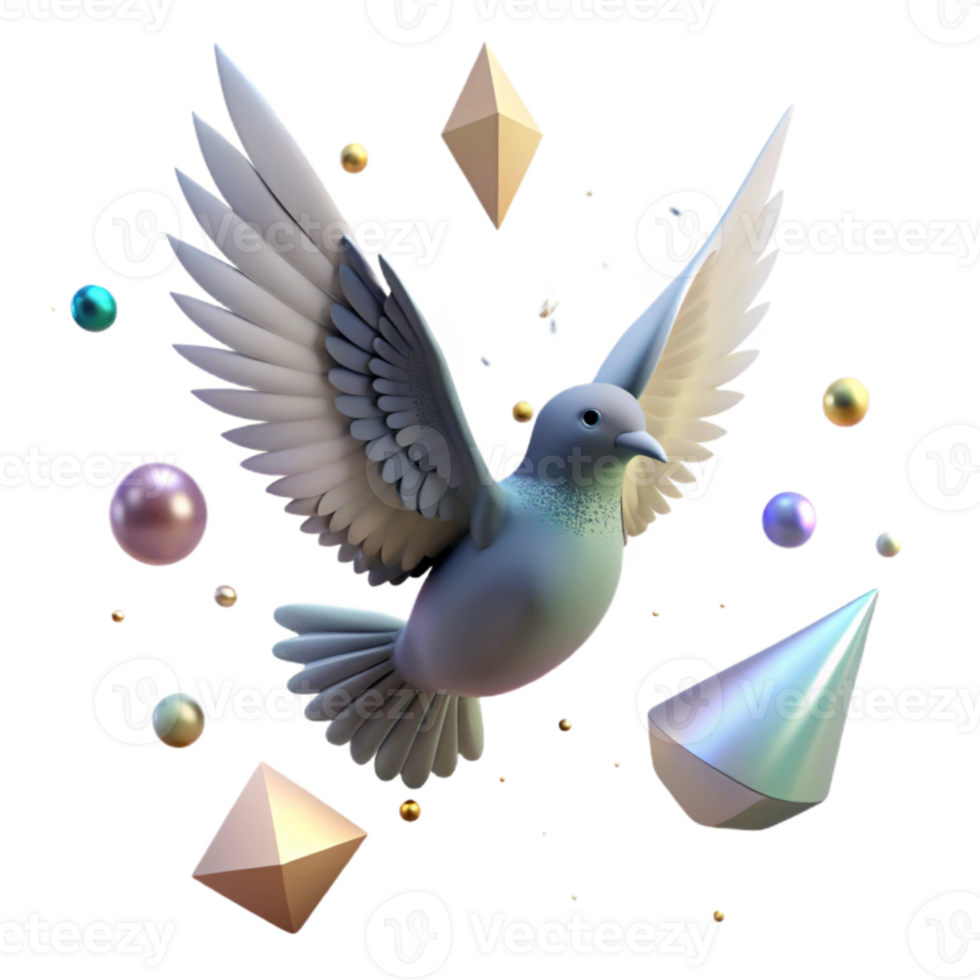 vibrant rustic Shadow of Flying Bird with Spread Wings Isolated png