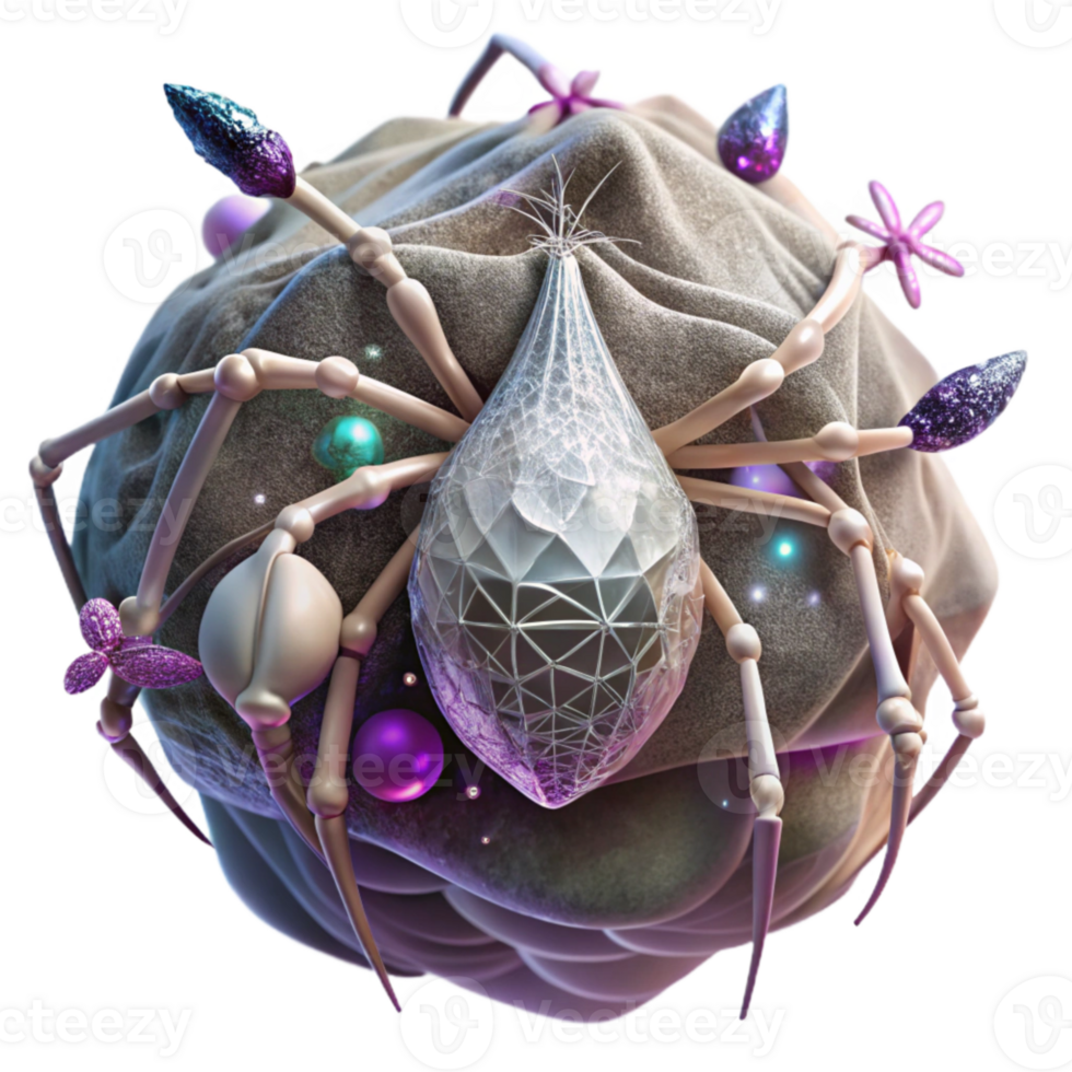 extraordinary minimalist Spider Cocoon Isolated with Silken Threads professional png
