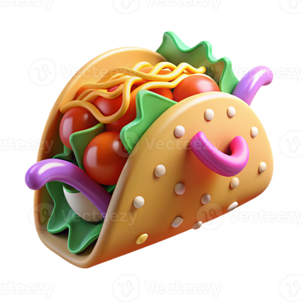 stunning traditional Taco with Ground Beef and Cheese Transparent Element exclusive png