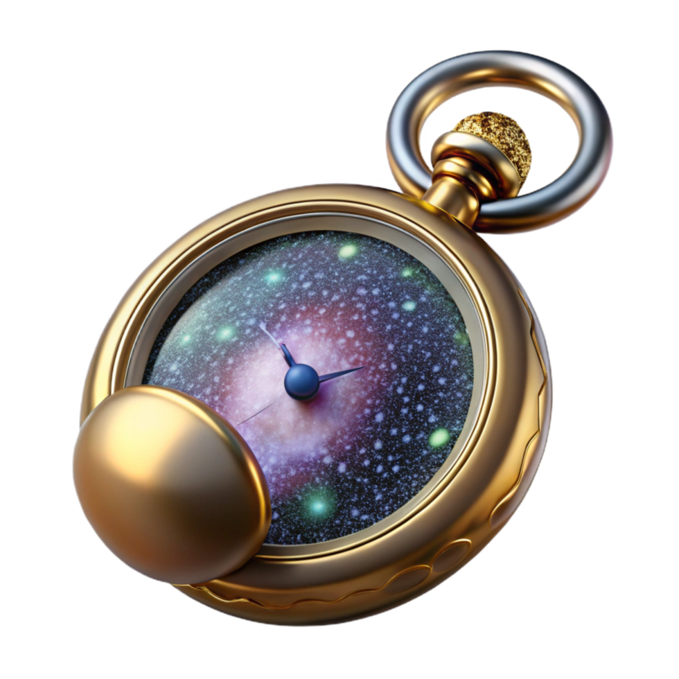 elegant artistic Antique Pocket Watch Open Face Cutout detailed png