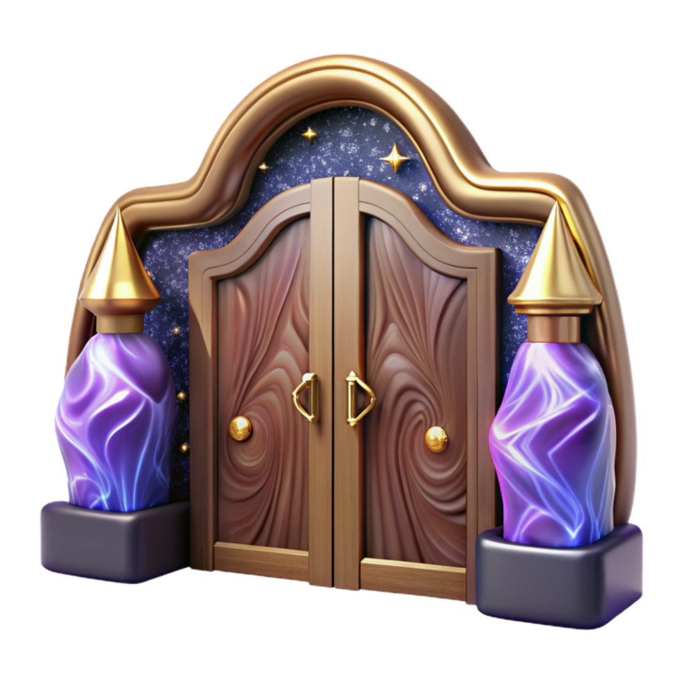wonderful creative Building Entrance Double Doors Wood Paneling Transparent high quality png