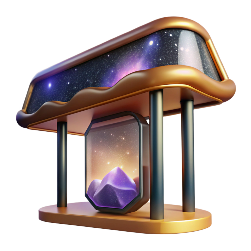 serene minimalist Bus Stop Sign Close Up Isolated Transparent Background high resolution png