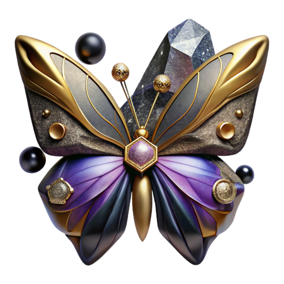 stunning traditional Butterfly Top View Isolated Element high resolution png