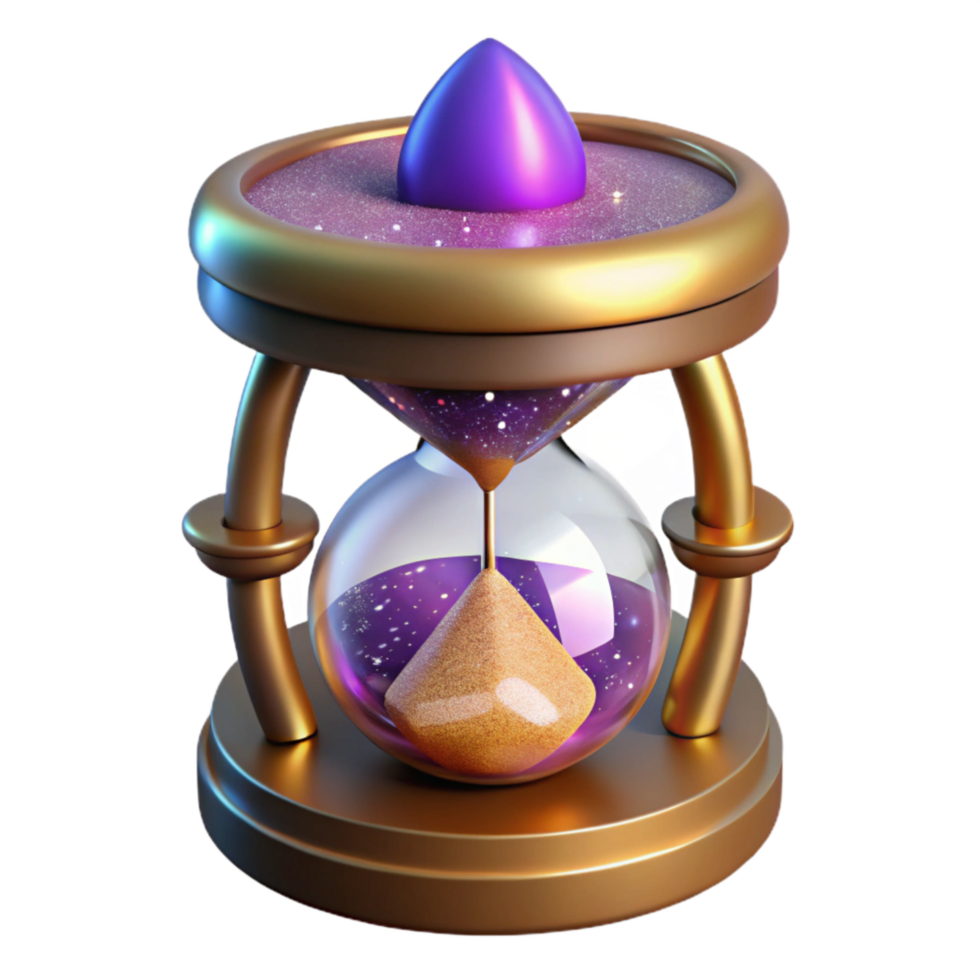 dramatic abstract Digital Timer with Custom Settings Transparent Background premium png