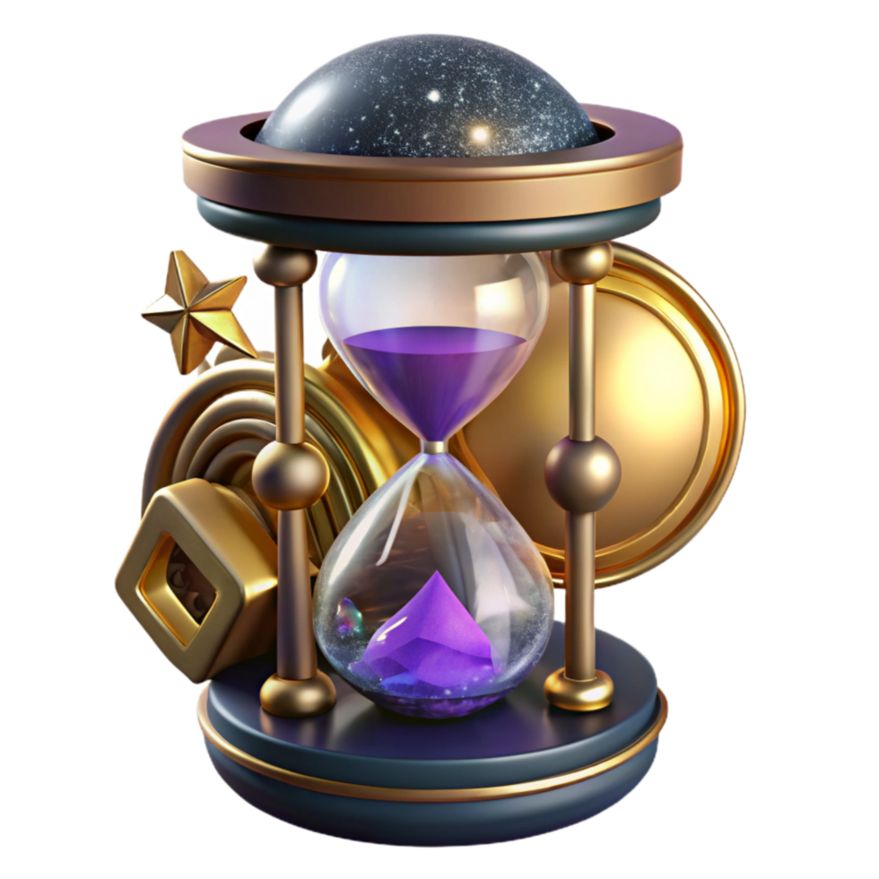 serene classic Digital Timer with Custom Settings Transparent Background high quality png