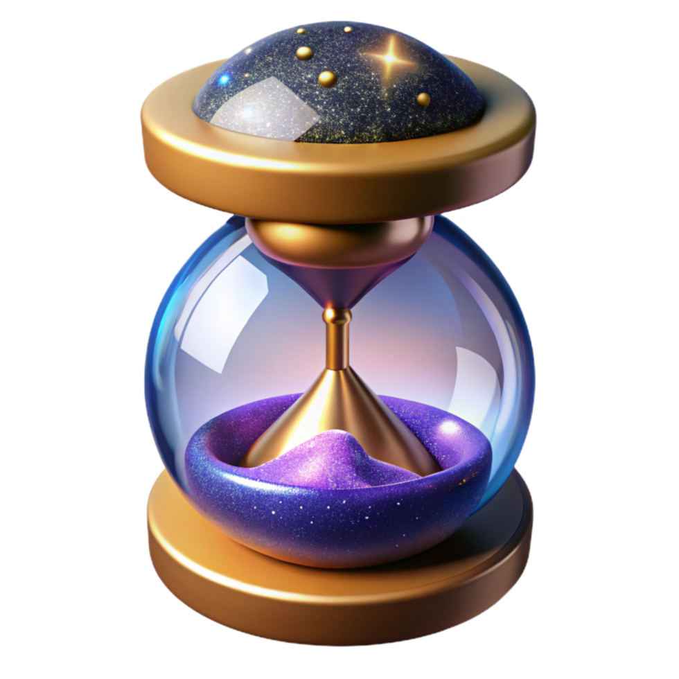 magnificent artistic Digital Timer with Pause Button Pressed Transparent Background genuine png