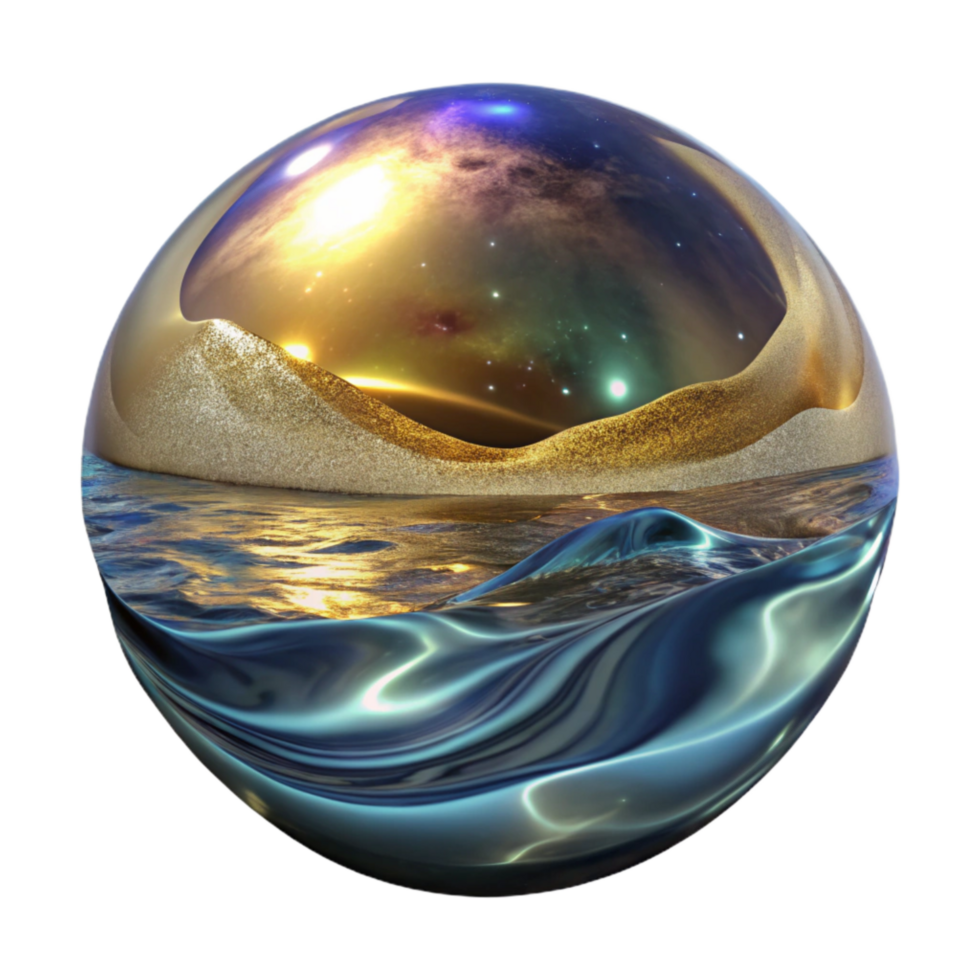 beautiful rustic Distorted Reflection Illusion Water Surface Transparent original png