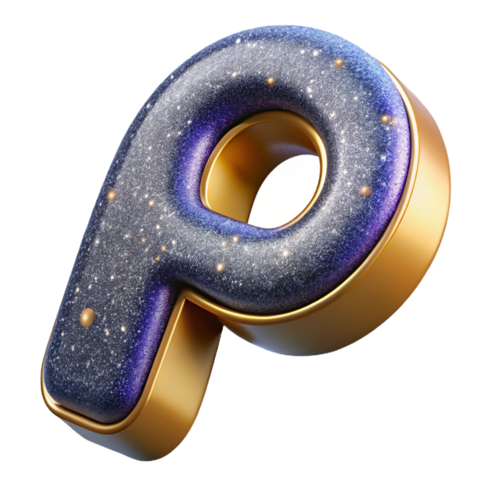 impressive abstract D Letter P Cutout Perspective Angle png