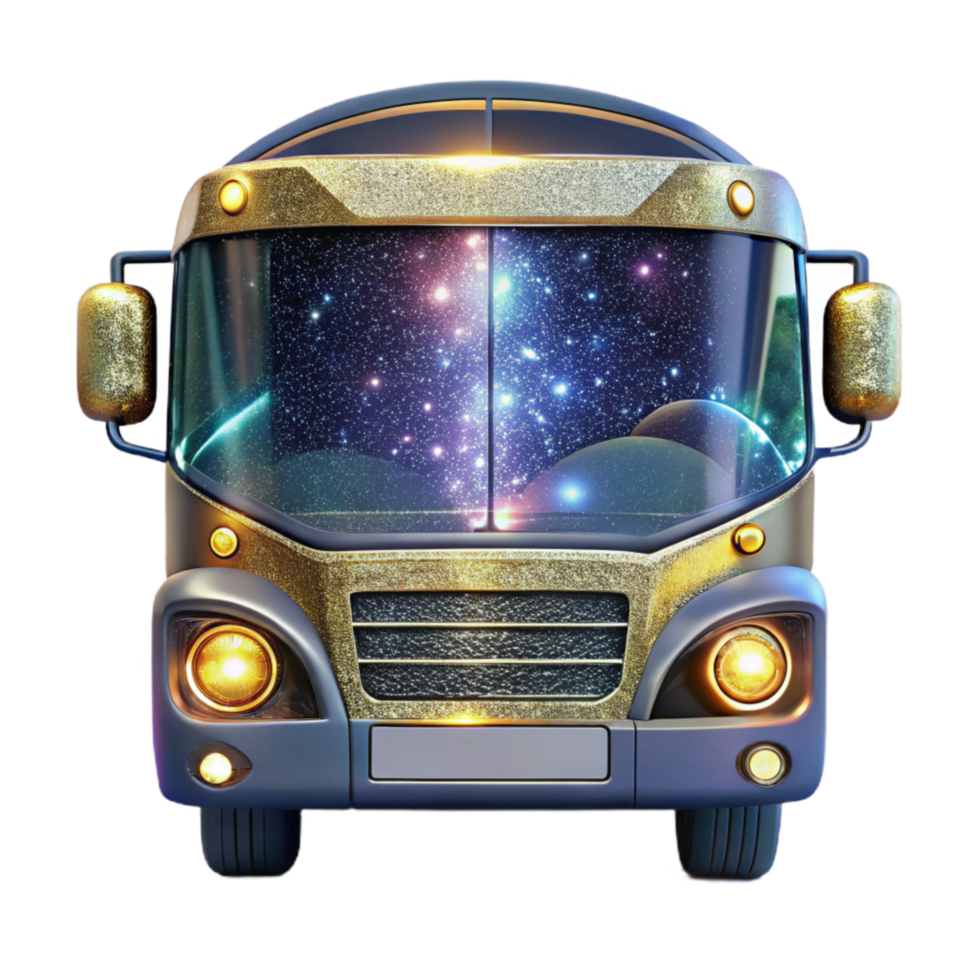 magnificent classic Front View Bus Headlights Symmetrical Design Transparent Background high quality png